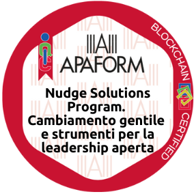 Presentazione del volume "Nudge Solutions Program. Cambiamento gentile e 
strumenti per la leadership aperta"